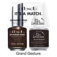 IBD It's A Match Duo - Grand Gesture - #65682, Gel & Lacquer Polish - IBD, Sleek Nail