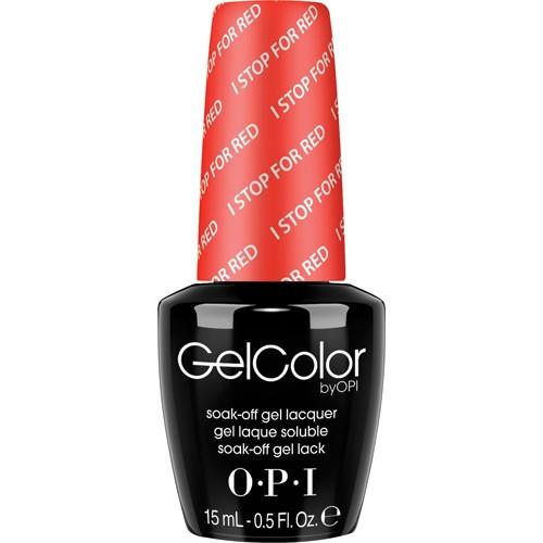 OPI GelColor - I Stop For Red 0.5 oz - #GCA74, Gel Polish - OPI, Sleek Nail