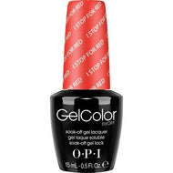 OPI GelColor - I Stop For Red 0.5 oz - #GCA74, Gel Polish - OPI, Sleek Nail