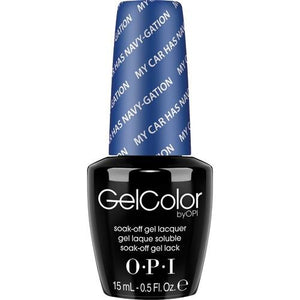 OPI GelColor - My Car Has Navy-Gation 0.5 oz - #GCA76, Gel Polish - OPI, Sleek Nail