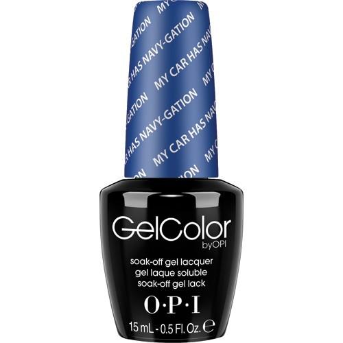 OPI GelColor - My Car Has Navy-Gation 0.5 oz - #GCA76, Gel Polish - OPI, Sleek Nail
