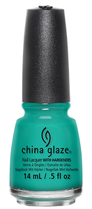 China Glaze China Glaze - Turned Up Turquoise 0.5 oz - #70345 - Sleek Nail