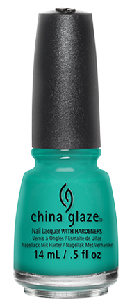 China Glaze China Glaze - Turned Up Turquoise 0.5 oz - #70345 - Sleek Nail