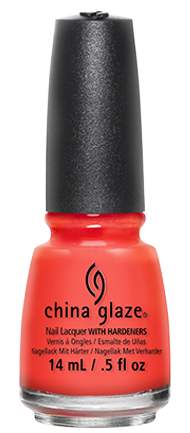 China Glaze China Glaze - Orange Knockout 0.5 oz - #70641 - Sleek Nail