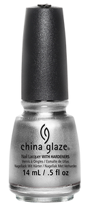 China Glaze China Glaze - Platinum Silver 0.5 oz - #77051 - Sleek Nail