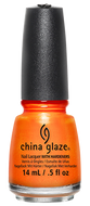 China Glaze China Glaze - Orange You Hot 0.5 oz - #80445 - Sleek Nail