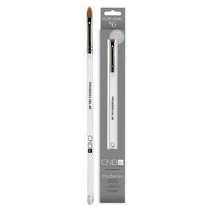 CND - Proseries Liquid & Powder Gel Brush Flat Square #6, Tool - CND, Sleek Nail