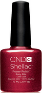 CND - Shellac Ruby Ritz (0.25 oz), Gel Polish - CND, Sleek Nail