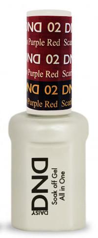 DND - Mood Change Gel - Scarlet to Purple Red 0.5 oz - #D02