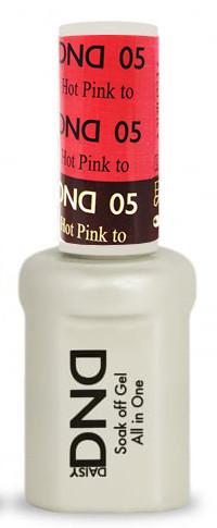 DND - Mood Change Gel - Hot Pink to Mulberry 0.5 oz - #D05