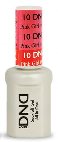 DND - Mood Change Gel - Pink Girl to Red 0.5 oz - #D10