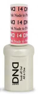 DND - Mood Change Gel - Nude to Pink 0.5 oz - #D14