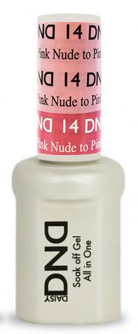 DND - Mood Change Gel - Nude to Pink 0.5 oz - #D14