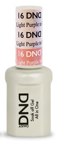 DND - Mood Change Gel - Light Purple to Pink 0.5 oz - #D16