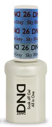 DND - Mood Change Gel - Sky Blue to Gray 0.5 oz - #D26