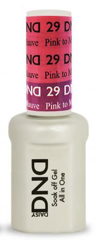 DND - Mood Change Gel - Pink to Mauve 0.5 oz - #D29