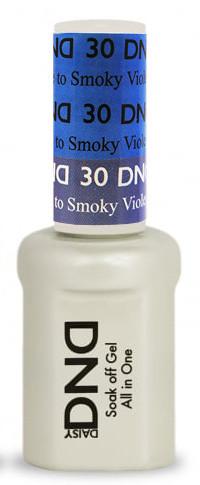 DND - Mood Change Gel - Light Blue to Smoky Violet 0.5 oz - #D30