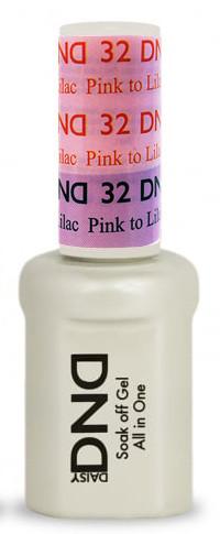 DND - Mood Change Gel - Pink to Lilac 0.5 oz - #D32