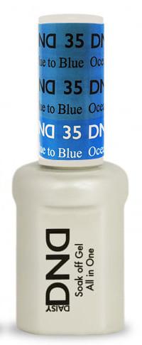 DND - Mood Change Gel - Ocean Blue to Blue 0.5 oz - #D35