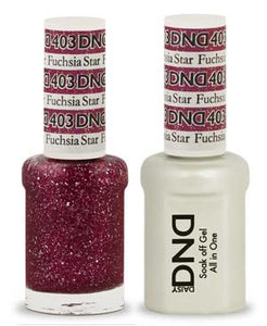 DND - Daisy Nail Design DND - Gel & Lacquer - Fuchsia Star - #403 - Sleek Nail