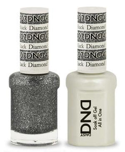 DND - Daisy Nail Design DND - Gel & Lacquer - Black Diamond Star - #407 - Sleek Nail