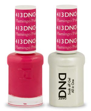 DND - Daisy Nail Design DND - Gel & Lacquer - Flamingo Pink - #413 - Sleek Nail