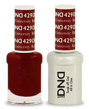 DND - Daisy Nail Design DND - Gel & Lacquer - Boston University Red - #429 - Sleek Nail