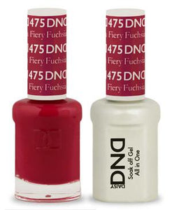 DND - Daisy Nail Design DND - Gel & Lacquer - Fiery Fuchsia - #475 - Sleek Nail