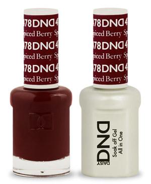 DND - Daisy Nail Design DND - Gel & Lacquer - Spiced Berry - #478 - Sleek Nail