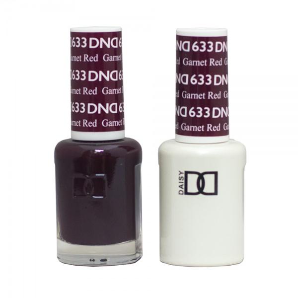 DND - Daisy Nail Design DND - Gel & Lacquer - Garnet Red - #633 - Sleek Nail