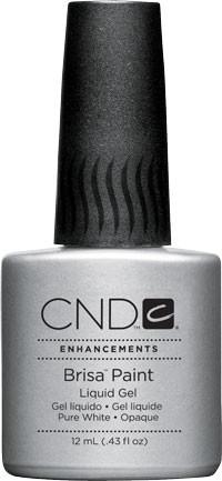 CND - Brisa Paint Pure White - Opaque 0.43 oz, Acrylic Gel System - CND, Sleek Nail