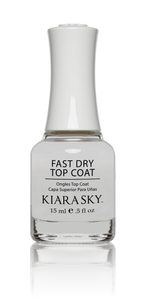 Kiara Sky - Fast Dry Top Coat 0.5 oz, Nail Lacquer - Kiara Sky, Sleek Nail