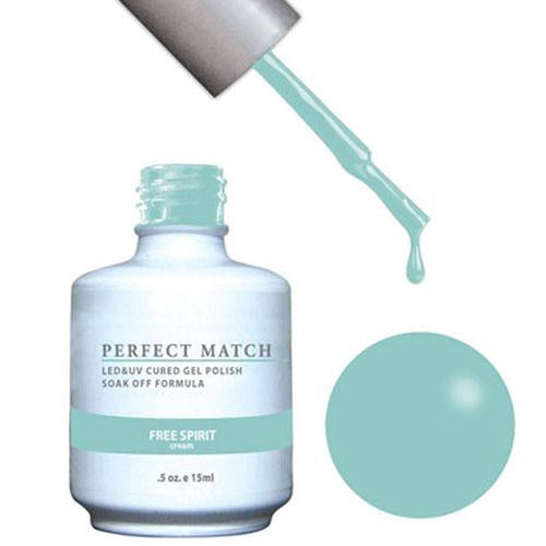 LeChat LeChat Perfect Match Gel / Lacquer Combo - Free Spirit 0.5 oz - #PMS172 - Sleek Nail