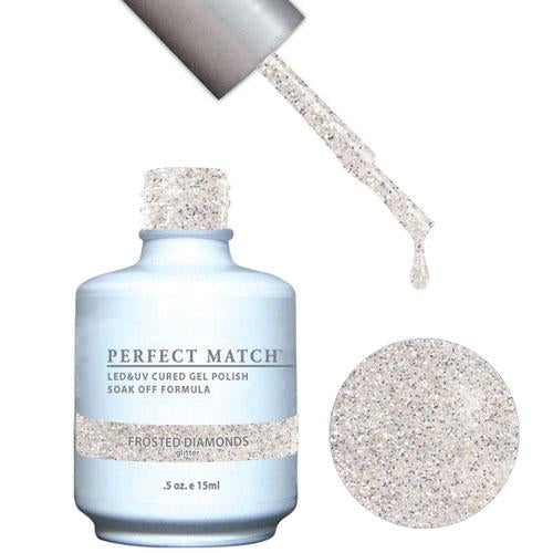 LeChat LeChat Perfect Match Gel / Lacquer Combo - Frosted Diamonds 0.5 oz - #PMS163 - Sleek Nail