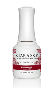 Kiara Sky - Roses are Red 0.5 oz - #G502, Gel Polish - Kiara Sky, Sleek Nail