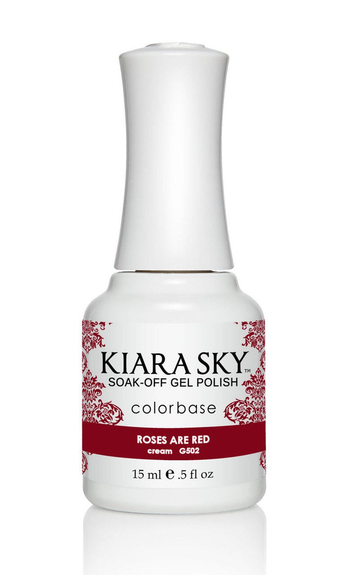 Kiara Sky - Roses are Red 0.5 oz - #G502, Gel Polish - Kiara Sky, Sleek Nail