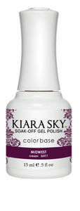 Kiara Sky - Midwest 0.5 oz - #G511, Gel Polish - Kiara Sky, Sleek Nail