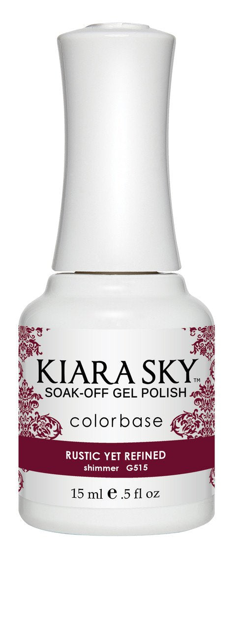 Kiara Sky - Rustic Yet Refined 0.5 oz - #G515, Gel Polish - Kiara Sky, Sleek Nail