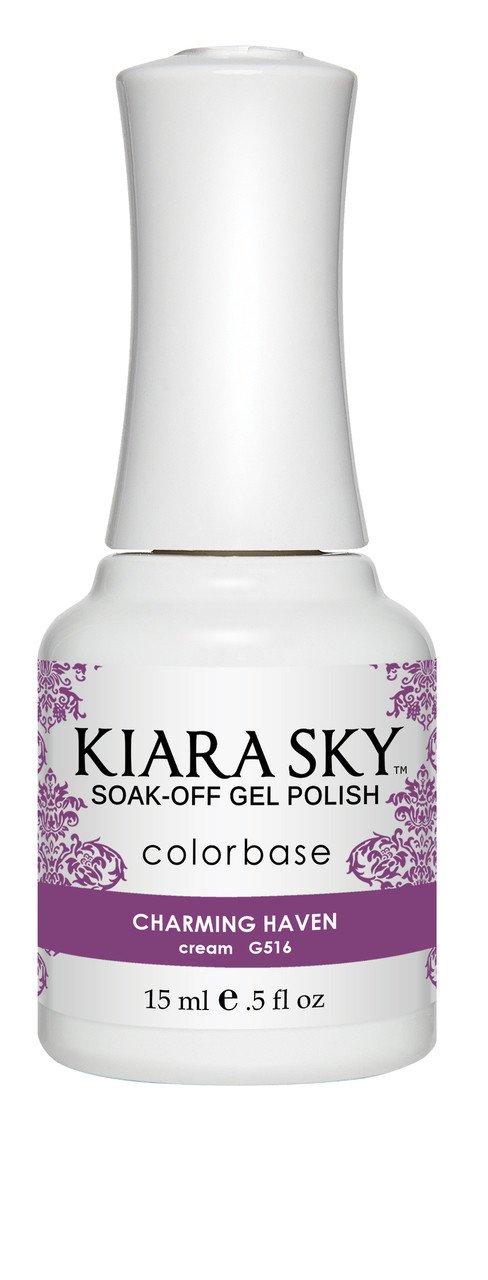 Kiara Sky - Charming Haven 0.5 oz - #G516, Gel Polish - Kiara Sky, Sleek Nail