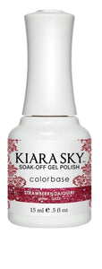 Kiara Sky - Strawberry Daiquiri 0.5 oz - #G522, Gel Polish - Kiara Sky, Sleek Nail