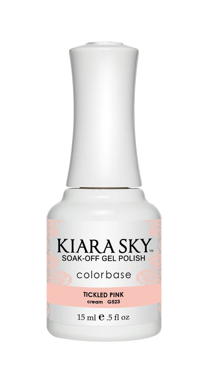 Kiara Sky - Tickled Pink 0.5 oz - #G523, Gel Polish - Kiara Sky, Sleek Nail