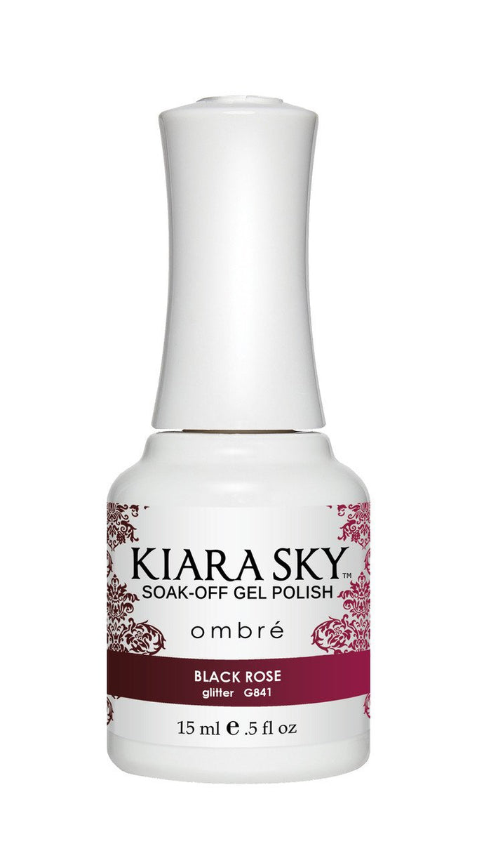 Kiara Sky - Black Rose 0.5 oz - #G841, Gel Polish - Kiara Sky, Sleek Nail
