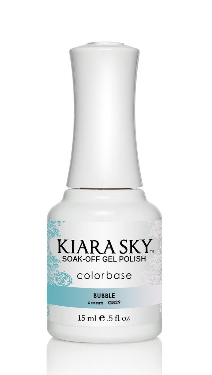 Kiara Sky - Bubble 0.5 oz - #G829, Gel Polish - Kiara Sky, Sleek Nail
