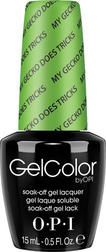 OPI GelColor - My Gecko Does Tricks - #GCH66, Gel Polish - OPI, Sleek Nail