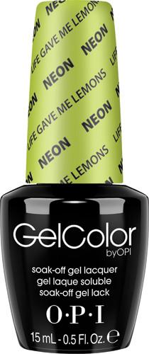 OPI GelColor - Life Gave Me Lemons 0.5 oz   - #GCN33, Gel Polish - OPI, Sleek Nail