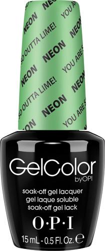 OPI GelColor - You Are So Outta Lime 0.5 oz - #GCN34, Gel Polish - OPI, Sleek Nail