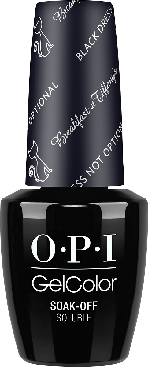 OPI GelColor - Black Dress Not Optional 0.5 oz - #HPH03, Gel Polish - OPI, Sleek Nail