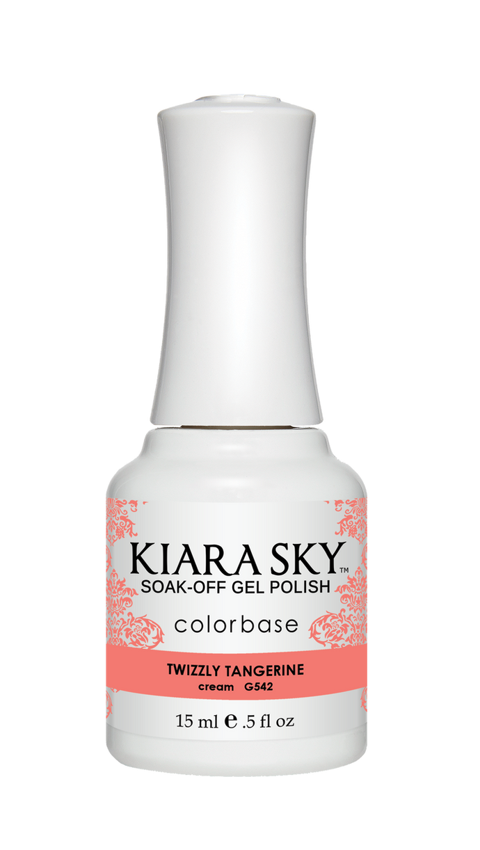 Kiara Sky Kiara Sky - Twizzly Tangerine 0.5 oz - #G542 - Sleek Nail