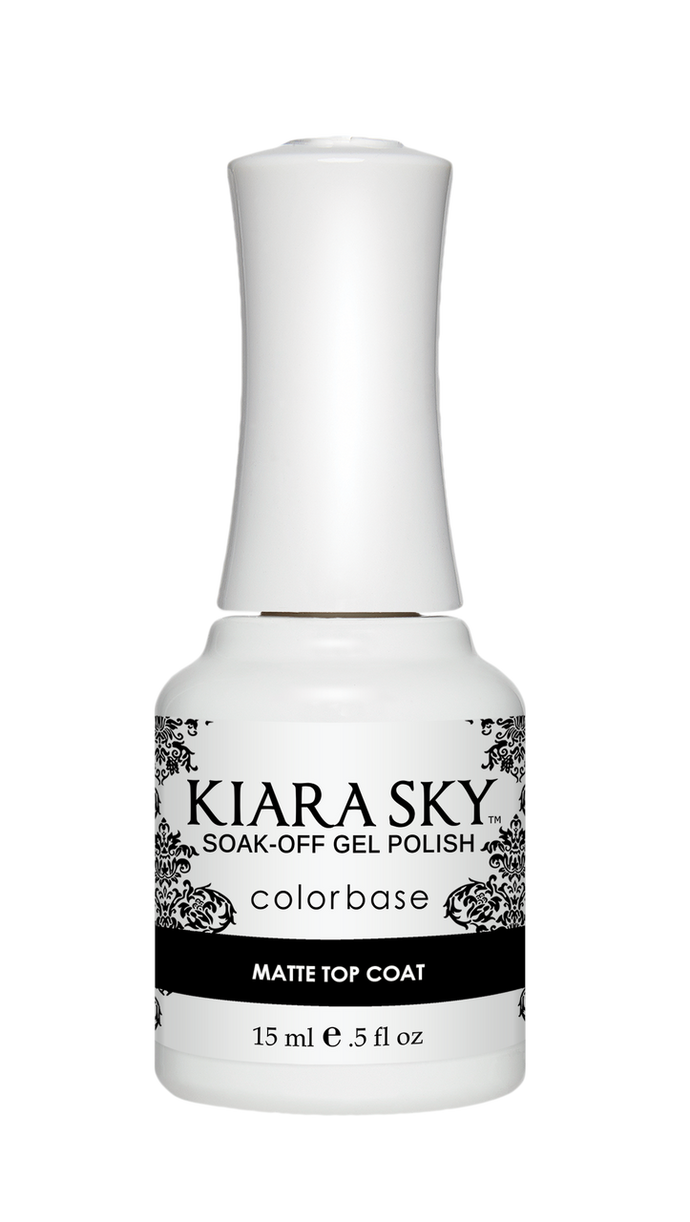Kiara Sky Kiara Sky - Gel Matte Top Coat 0.5 oz - #GMTOP - Sleek Nail
