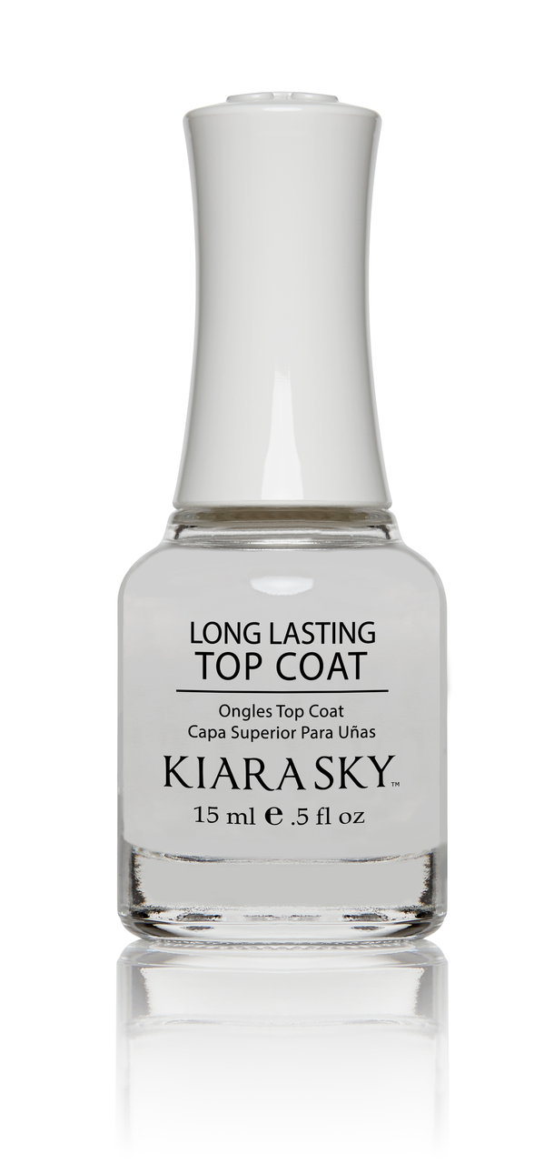Kiara Sky - Long Lasting Top Coat 0.5 oz - #NLTOP, Nail Lacquer - Kiara Sky, Sleek Nail